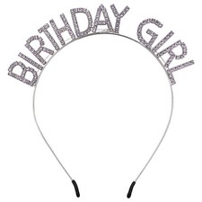 AOPRIE Birthday Girl Headband Crown for Women  Girls - Happy Birthday Princess