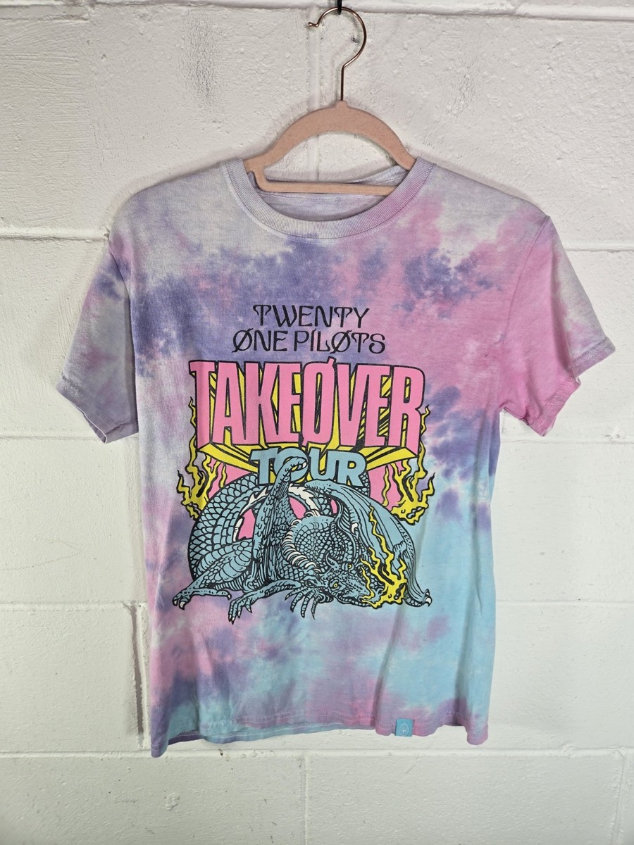 Twenty One Pilots Takeover Scaled and Icy Tie Dye PastelTour Tee