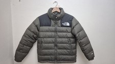 The North Face Nuputse 700 Down Puffer Jacket Teen Dark Green Excelent Condition