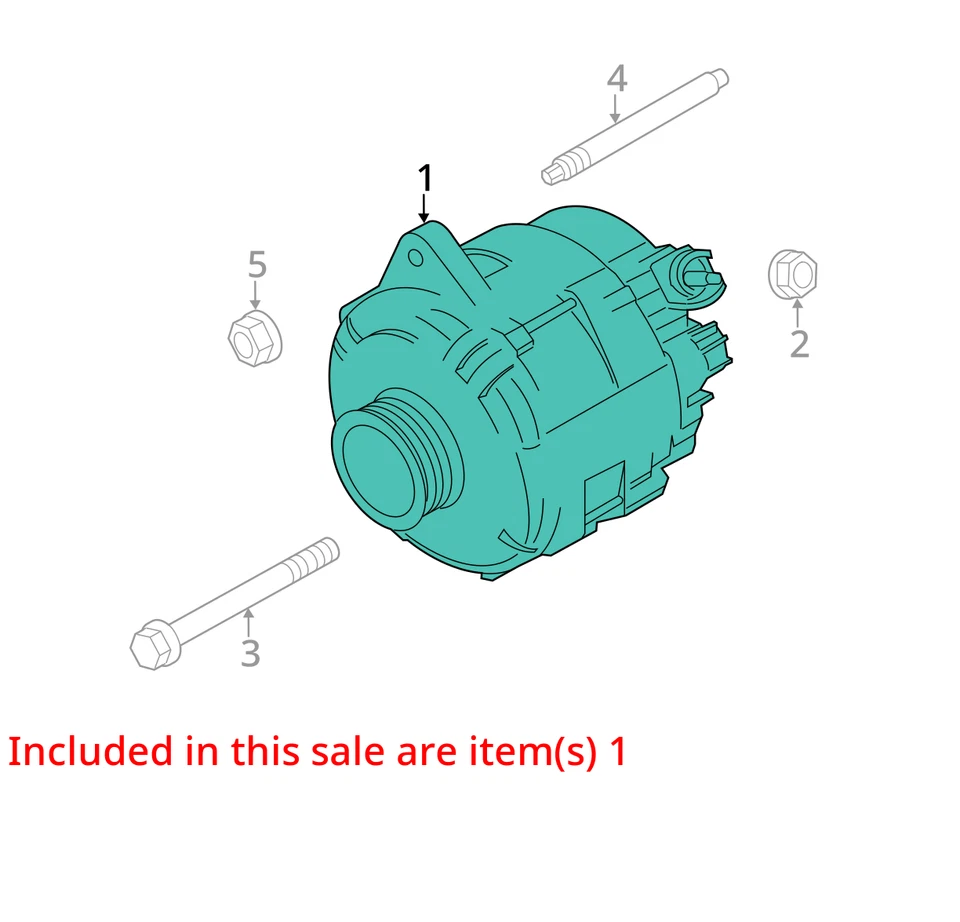 Ford Transit 150 2019 alternador OEM 56 k millas - LKQ401760804 Foto 4 de 4