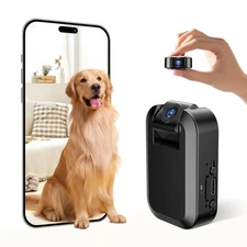 Mini Camara Espia Pequeña Oculta 4K Ultra HD 180° Cámara Espía Inalámbrica WiFi