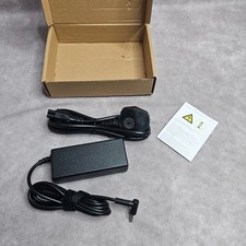 Ysstkfd 19.5V 2.31A AC Adapter Power Supply Charger UK Plug Blue Tip