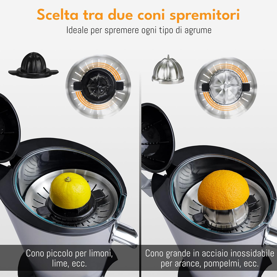 Spremiagrumi Manuale per Vinificazione Domestica SucceBuy, 5 L, Acciaio