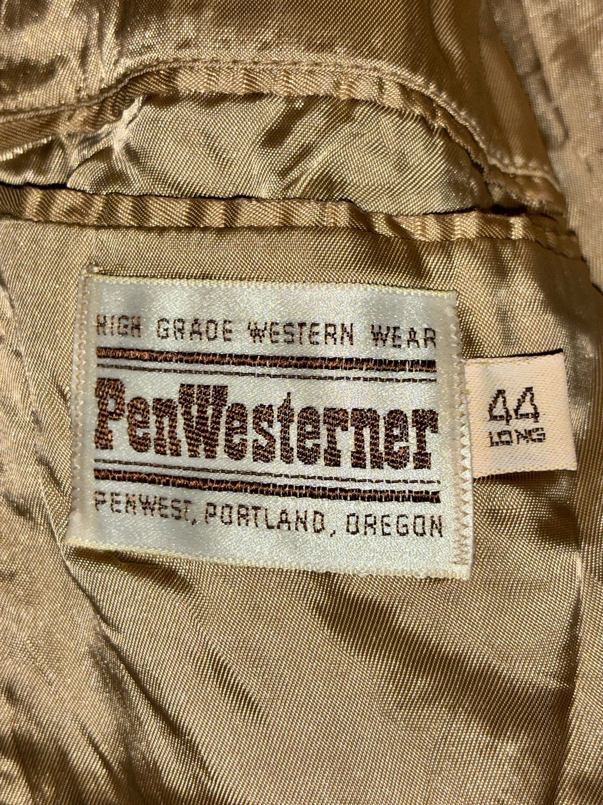 Vtg Pen Westerner Pendleton Split Back Corduroy S… - image 3