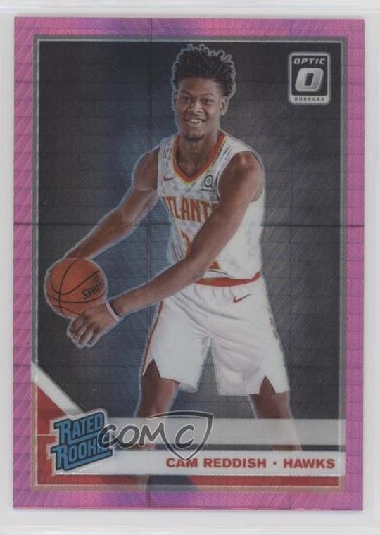 2019-20 Panini Donruss Optic Rated Rookie Pink Hyper Prizm Cam Reddish #170 01dp