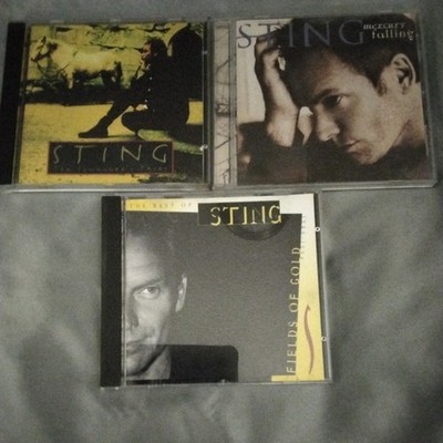 STING 3 CD Lot - Ten Summoner's Tales + mercy falling +fields of gold free   R3