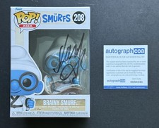 Xolo Maridueña signed Brainy Smurf The Smurfs Funko Pop Asia #208 coa acoa