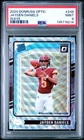 JAYDEN DANIELS 2024 DONRUSS OPTIC PRIZM WAVE  PSA 9 MINT! COMMANDERS #281/300 !