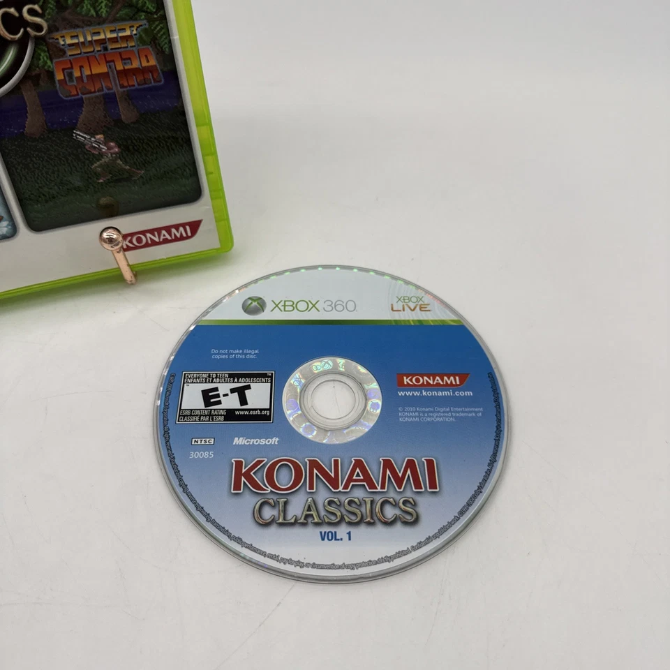 Konami Classics Vol. 1 (Microsoft Xbox 360) No Manual | TESTED - Image 4 of 4