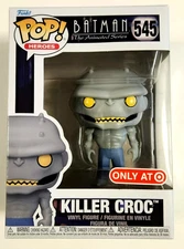 FUNKO POP HEROES , KILLER CROC, # 545, "DAMAGED BOX" ONLY AT TARGET