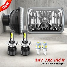 Pair 5x7 7x6 Led Headlights Hi-lo Wh4 For 1982-2012 Ford E-150 E-250 E-350 Van Pair 5x7 7x6 Led Headlights Hi-lo Wh4 For 1982-2012 Ford E-150 E-250 E-350 Van
