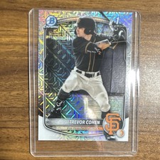Topps 2025 Bowman Draft 1st Trevor Cohen Chrome Mojo Refractor Giants #BDC-46