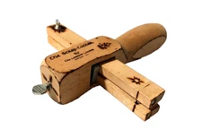 The Scrap-Cutter by Leather Works Palo Alto Calif VTG Wooden Strip Strap Cutter