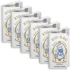 ZIG-ZAG Rolling Papers - Original White 70 mm Paper - 32 Count (Pack of 6) 