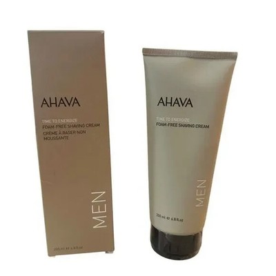 Ahava Men Foam Free Shave Cream--200ml/6.8oz LARGE Size New in Box