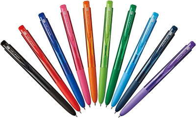 Signo RT1 Retractable Gel Ink Pen, Ultra Micro Point 0.28Mm, Rubber Grip, UMN-15
