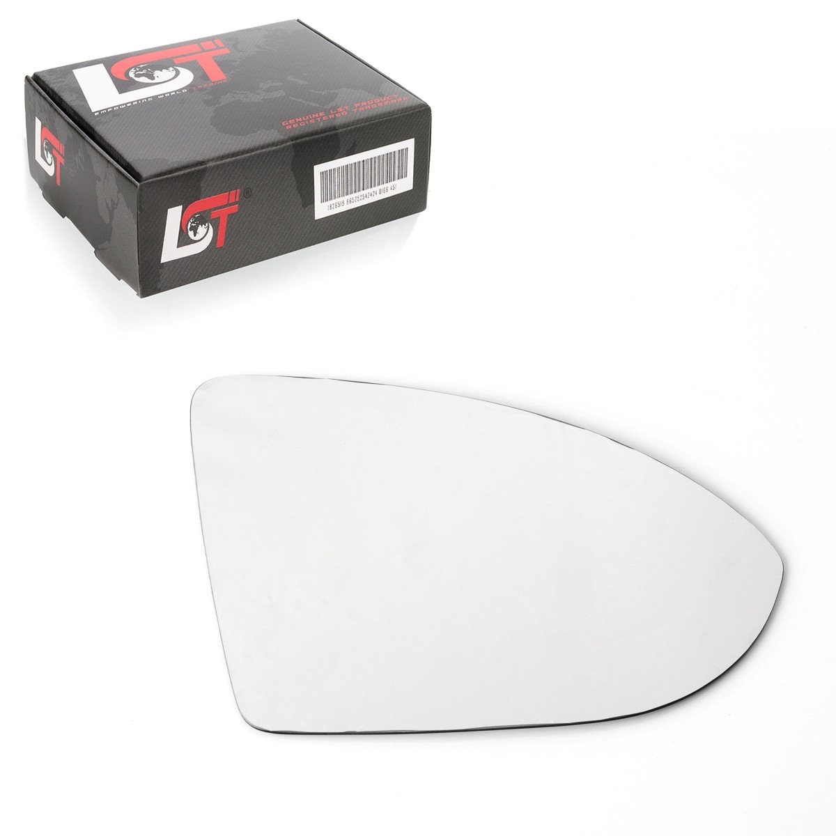 Mirror Glass Side Mirror Right Convex Adhesive for VW Touran 5T1