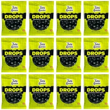 Dutch Licorice Drops - 5.2Oz Bag - Sweet Black Licorice Drops - Dutch Candy from