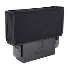 Black Waterproof Dust Proof Cover for Nintendo Switch Console Charging Dock