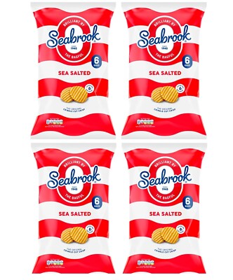 Seabrook Crinkle Cut Sea Salted Crisps 24 x 25g