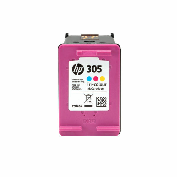 HP 305 Original Ink Cartridges – Black & Tricolor (3YM61AE / 3YM60AE) For DeskJet 2720, ENVY 6000, 6400 Series