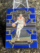2023-24 Panini Select - Concourse Blue #87 Victor Wembanyama (RC)