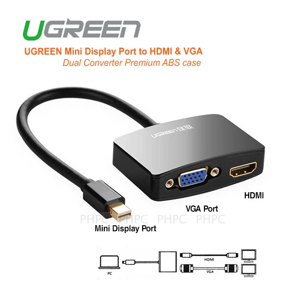Mini displayport to dual hotsell vga