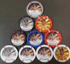 10 GIANCARLO STANTON 2014 TOPPS CHIPZ SILVER/RED GOLD/BLACK GLOW+++! FREE SHIP