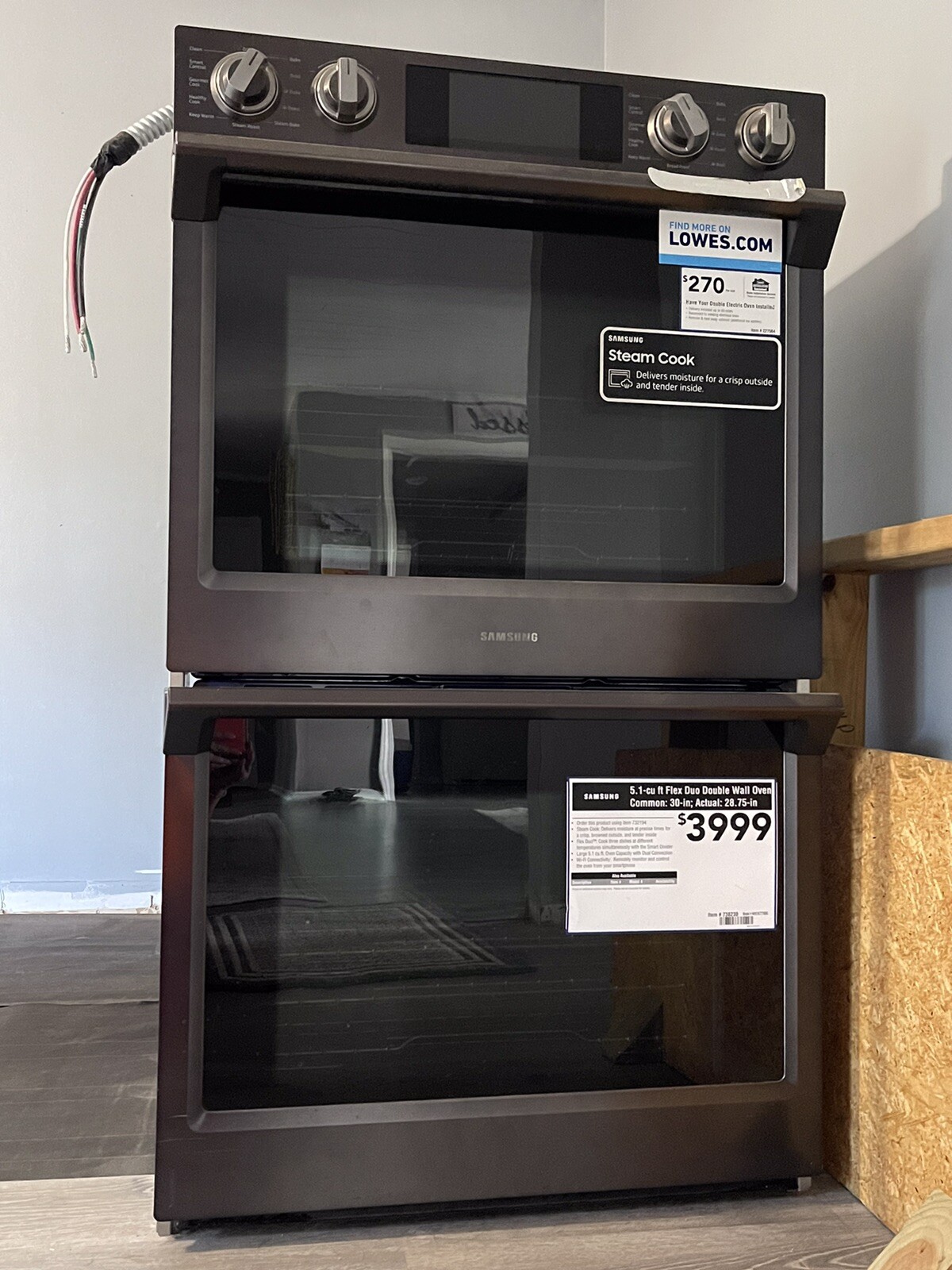 Samsung Double Wall Oven Model NV51K7770DG eBay