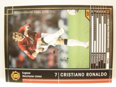 マンチェスターユナイテッド RONALDO 7 M Panini WCCF 2006-07 Cristiano Ronaldo No.7 Manchester United
