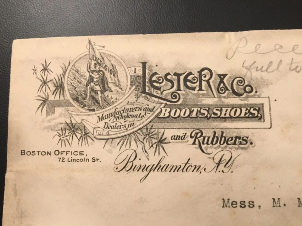 ICOLLECTZONE  US Lester & Company Boots Shoes Rubbers NY Cover (E800) - Image 2 of 3
