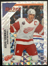 Steve YZERMAN 1993-94 Hockey Panini Foil Sticker #123 Detroit Red Wings
