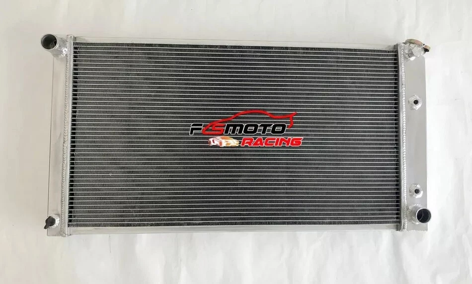 Radiador + ventilador 30"W para 77-92 Cadillac DeVille/Pontiac/Buick/Brougham Fleetwood AT - Imagem 2 de 4