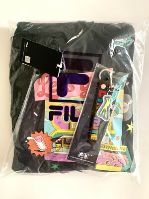 [NEW] BTS X FILA Dynamite Collection V Taehyung Hoodie + Photocard + Key Ring