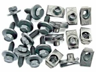 Body Bolts & U-Nut Clips 5/16-18 x 1" Long- 1/2 Hex- 20 Pcs (1907/1930) #2113TCC
