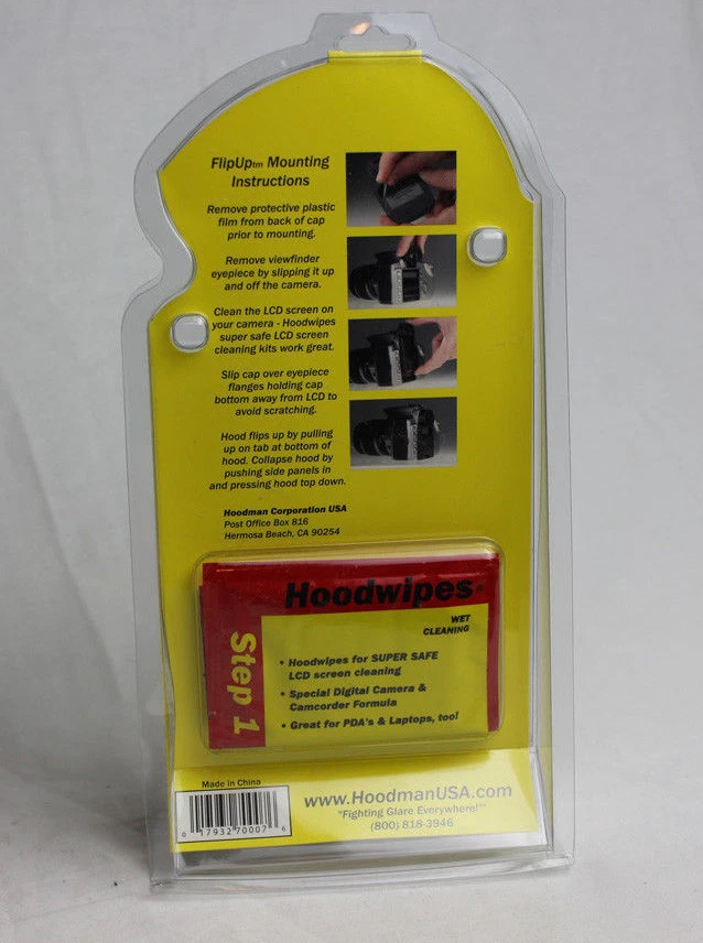 Capucha LCD abatible Hoodman H-RXT para Canon Rebel XT nueva Foto 2 de 2