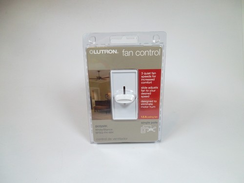 Lutron Skylark SFSQ-FH-WH 3-Speed Fan Control White - 第 1/2 張圖片