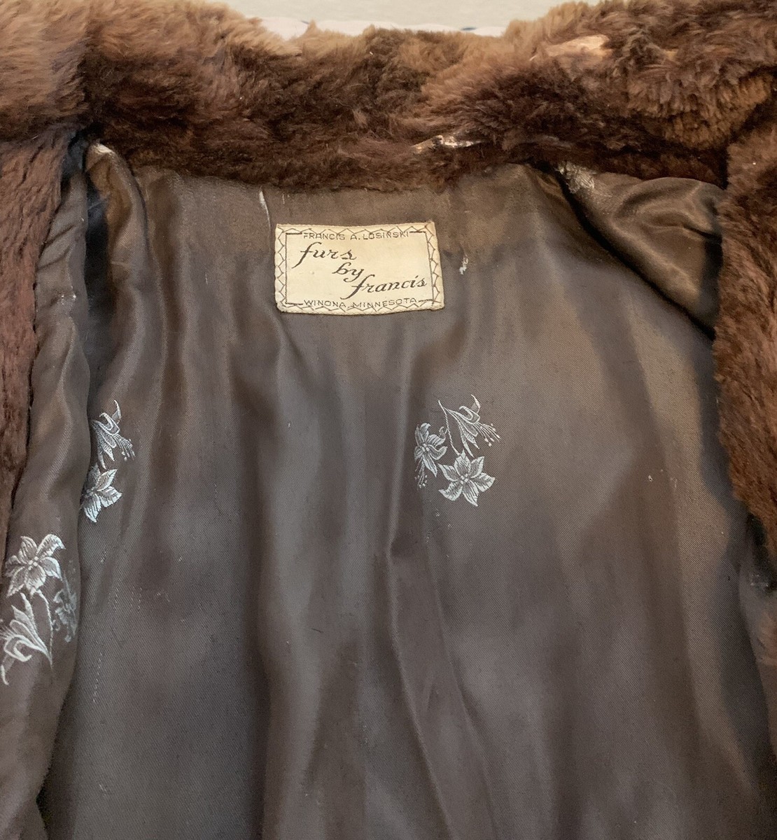 Furs By Francis Women's Brown Full Length Mink Coat ~ Great