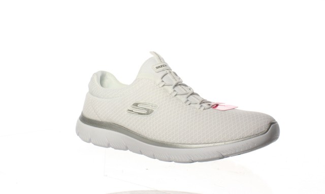 skechers summits white silver