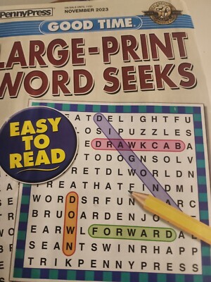 Good Time Large-Print Word Seeks by PennyPress 