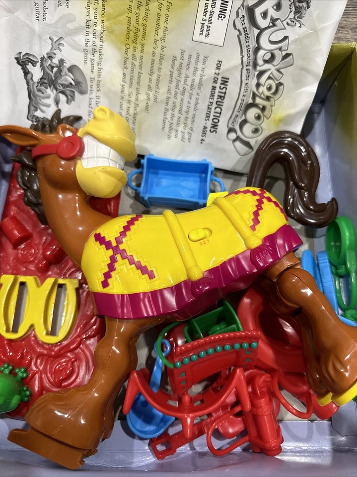 BUCKAROO Stacking Skill Game 2004 Milton Bradley Ages 4+ 100% Complete - Image 3 of 3