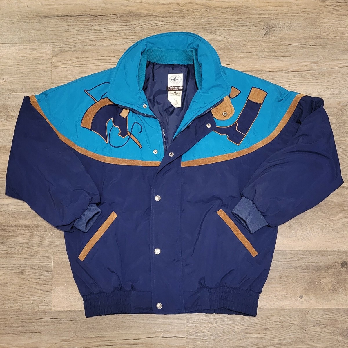 Vintage Miller's Sportific Collection Jockey Horse Jacket Leather