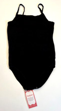 Youth Camisole Black Leotard Dance Gymnastics NWT Size 150