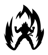 ST-G023 - GOKU Dragon Ball Z Sticker Sticker