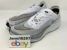New Men's Nike ZoomX Vaporfly Next 2 White Silver Running Shoes CU4111 100
