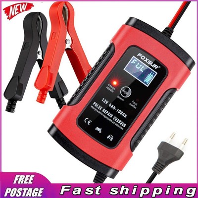 Portable Car Battery Charger 12V 5A Power Bank Pulse Repair for Motorcycle SUV