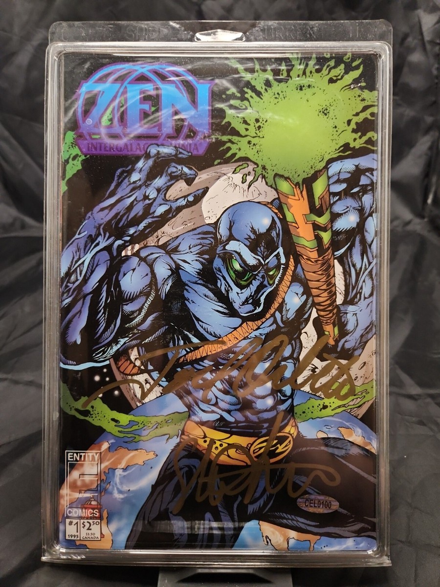 1 1995 Zen Intergalactic Ninja - COA, signed by Joel Orbeta