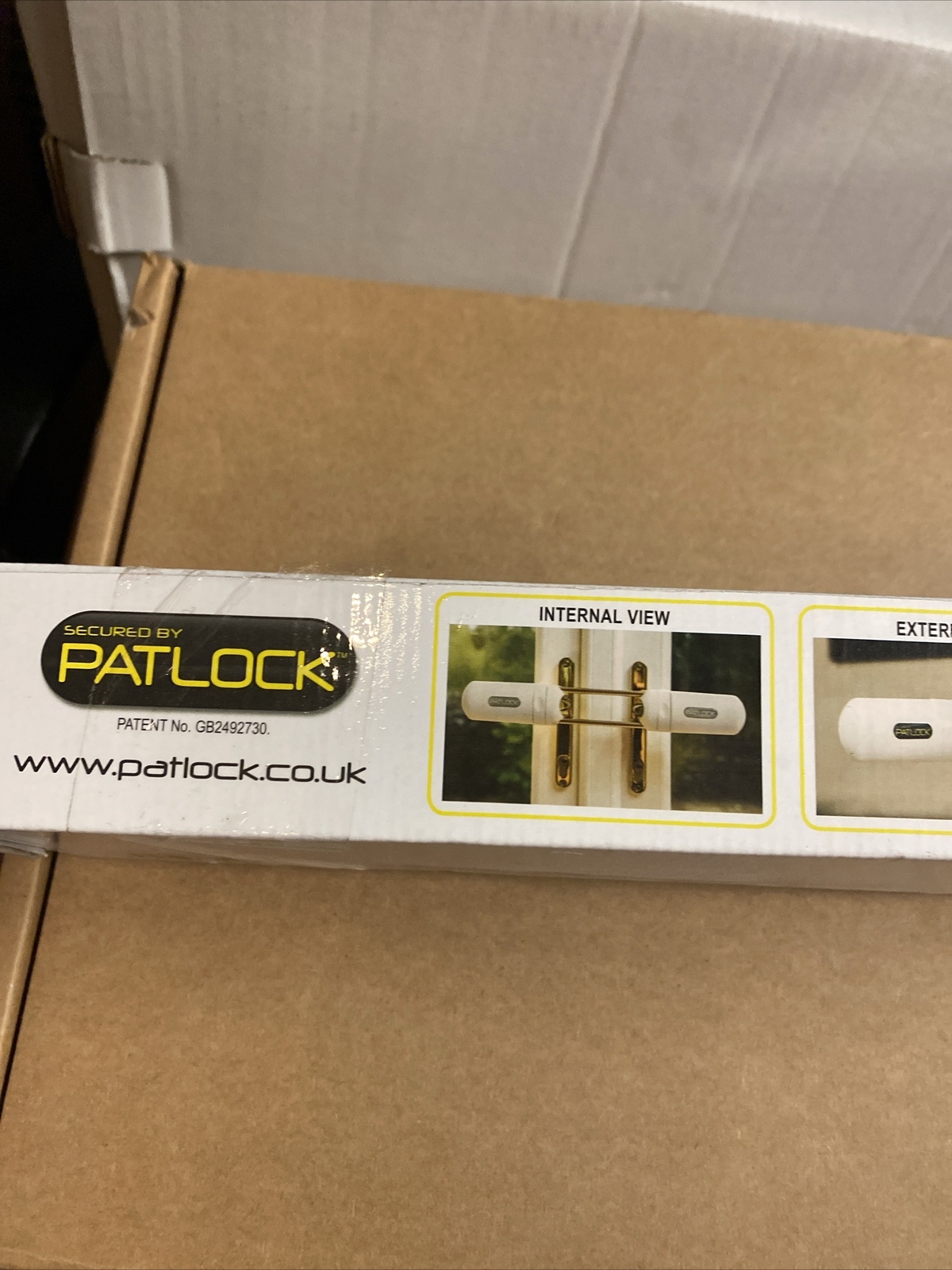 PATLOCK Patio Conservatory French Double Door Dead Lock Extra Security
