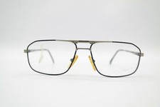 Vintage Amor HA 780 Silver Multicolored Oval Glasses Frame Eyeglasses NOS