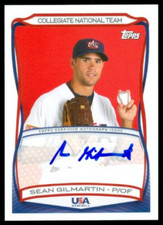 2010 USA Baseball Autographs #A27 Sean Gilmartin - NM-MT